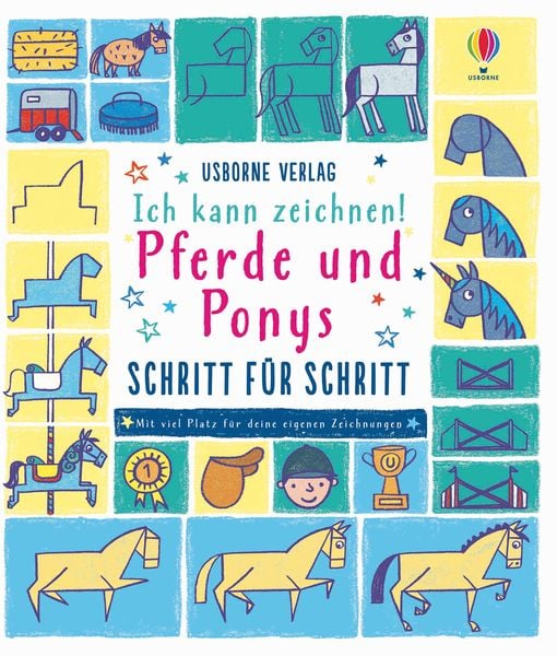 Produktbild: Ich kann zeichnen! Pferde und Ponys - Schritt f&uuml;r Schritt