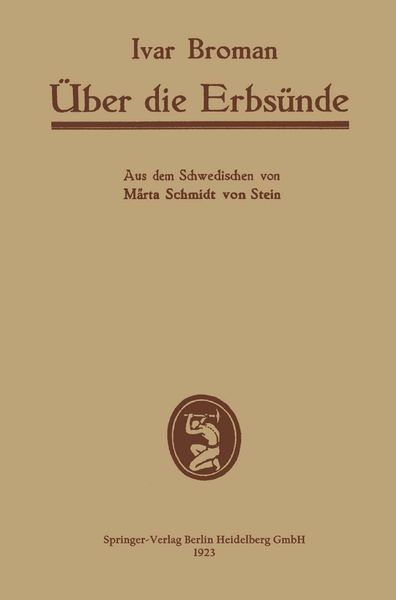 Produktbild: &Uuml;ber die Erbs&uuml;nde