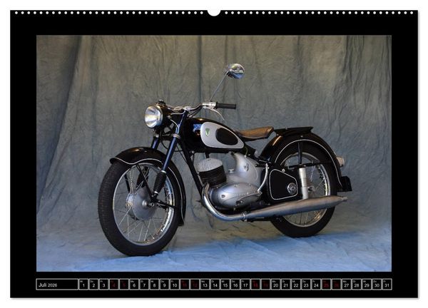 Produktbild: DKW RT 175 - Ein Motorrad der Auto Union (hochwertiger Premium Wandkalender 2026 DIN A2 quer), Kunstdruck in Hochglanz