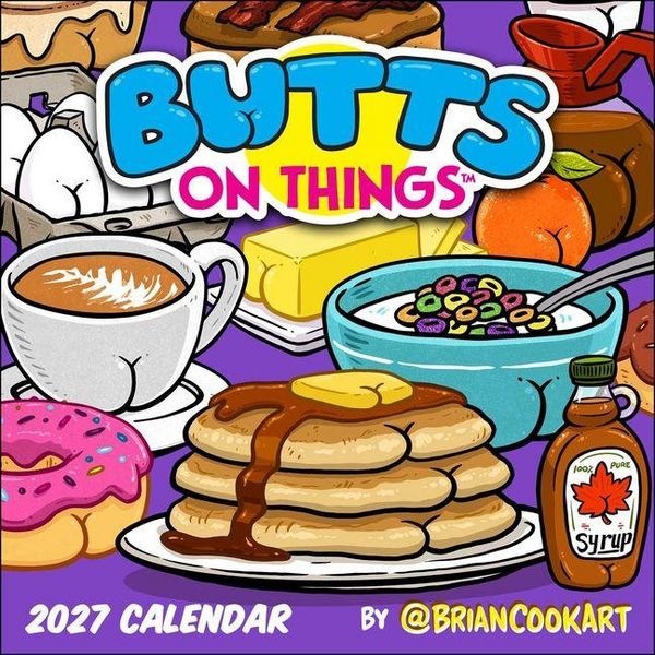 Produktbild: Butts on Things 2027 Wall Calendar