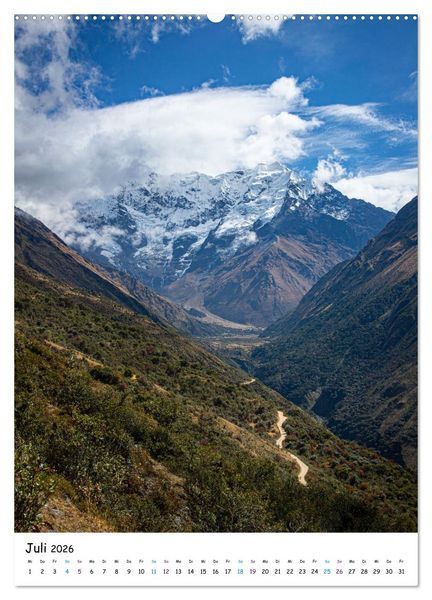 Produktbild: Peru in S&uuml;damerika (Wandkalender 2026 DIN A2 hoch), CALVENDO Monatskalender