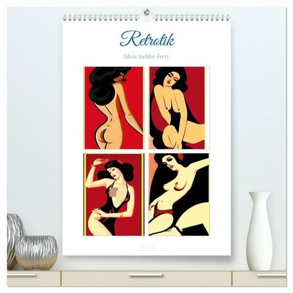 Produktbild: Retrotik (hochwertiger Premium Wandkalender 2027 DIN A2 hoch), Kunstdruck in Hochglanz
