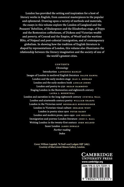 Produktbild: The Cambridge Companion to the Literature of London