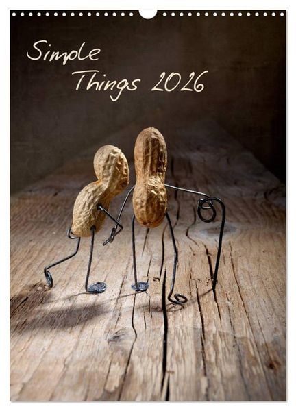 Produktbild: Simple Things 2026 (Wandkalender 2026 DIN A3 hoch), CALVENDO Monatskalender