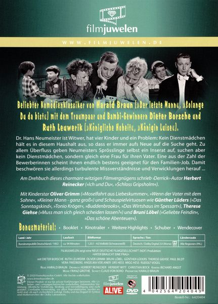 Produktbild: Vater braucht eine Frau (Filmjuwelen)