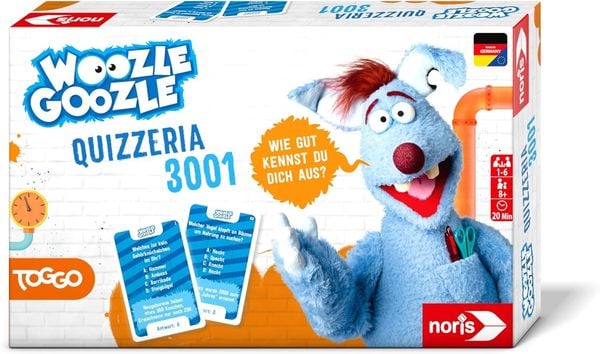 Noris 606102073 - Toggo, Woozle Goozle Quizzeria 3001, Quiz ab 8 Jahren, Lernspiel