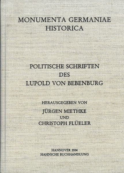 Produktbild: Politische Schriften des Lupold von Bebenburg