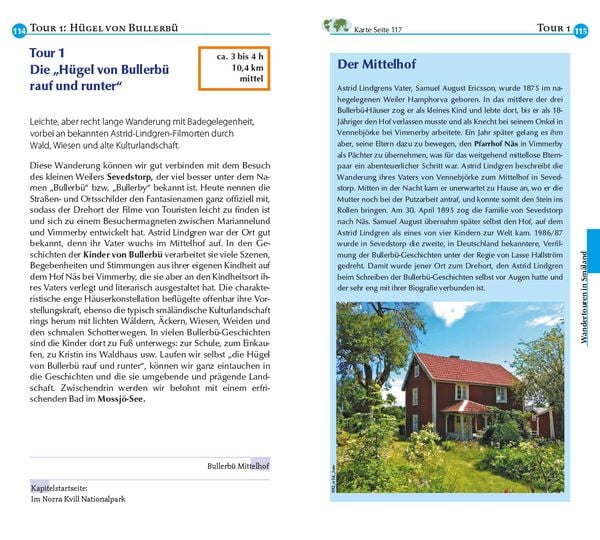 Produktbild: Reise Know-How Wanderf&uuml;hrer Astrid Lindgrens Sm&aring;land : 21 Familienwanderungen in S&uuml;dschweden