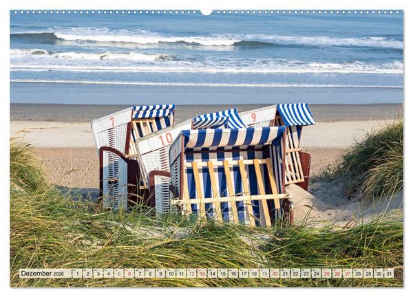 Produktbild: NORDERNEY Bezaubernde Nordseeinsel (Wandkalender 2026 DIN A2 quer), CALVENDO Monatskalender
