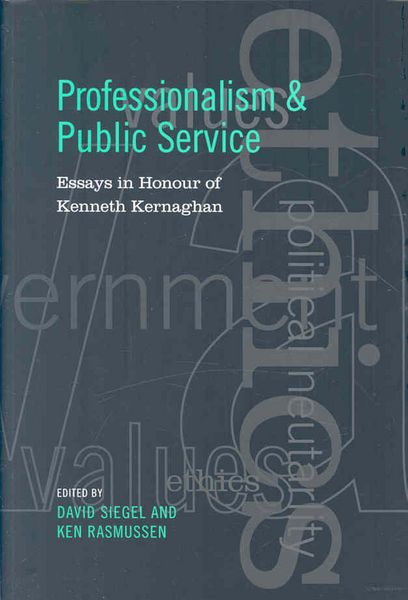 Produktbild: Professionalism and Public Service