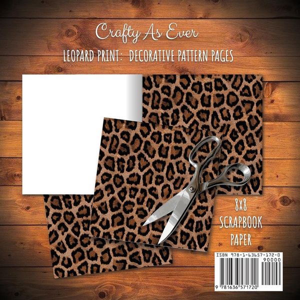 Produktbild: Leopard Print Scrapbook Paper Pad 8x8 Scrapbooking Kit for Cardmaking Gifts, DIY Crafts, Printmaking, Papercrafts, Decorative Pattern Pages