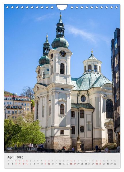 Produktbild: Karlsbad / Karlovy Vary - Heilbad im Westb&ouml;hmischen B&auml;derdreieck (Wandkalender 2026 DIN A4 hoch), CALVENDO Monatskalender