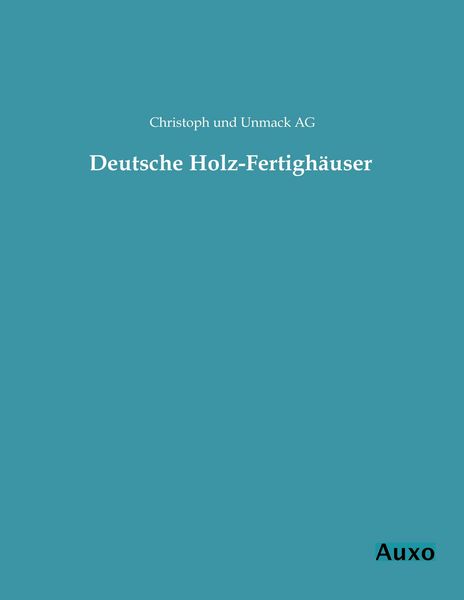 Produktbild: Deutsche Holz-Fertigh&auml;user
