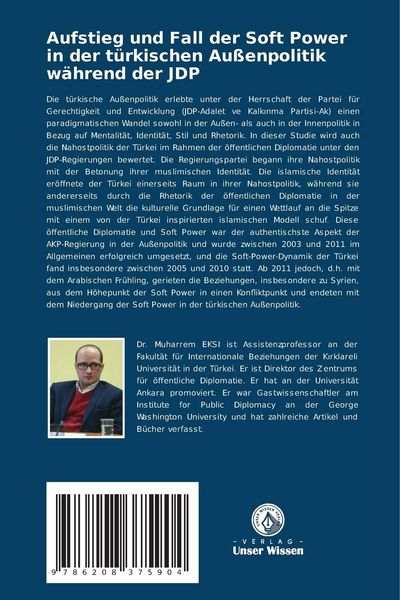 Produktbild: Aufstieg und Fall der Soft Power in der t&uuml;rkischen Au&szlig;enpolitik w&auml;hrend der JDP
