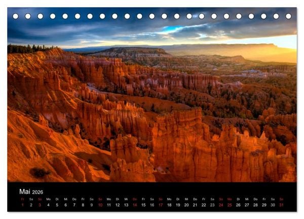 Produktbild: Best of the wild West 2026 (Tischkalender 2026 DIN A5 quer), CALVENDO Monatskalender