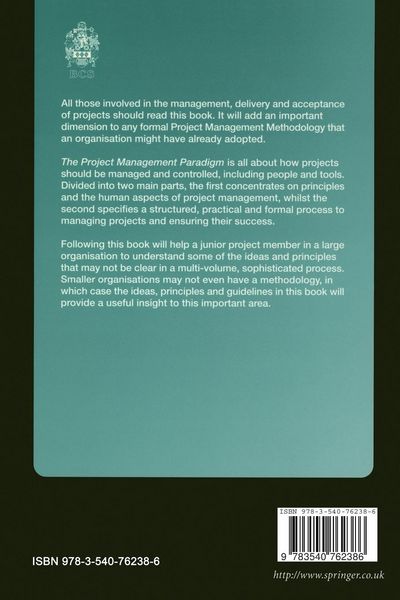 Produktbild: The Project Management Paradigm