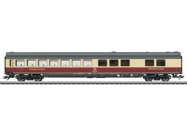 Produktbild: M&auml;rklin 43872 H0 Schnellzug-Speisewagen Purpurrot/Beige der DB WRmh 132 Speisewagen