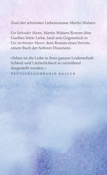 Produktbild: Ein liebender Mann/Ein sterbender Mann