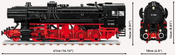 Produktbild: COBI Trains 6282 - DRB CLASS 52 Steam Locomotive Germany, 2505 Klemmbausteine