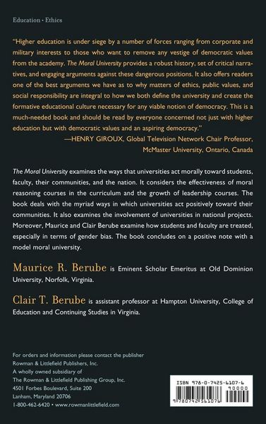 Produktbild: Moral University