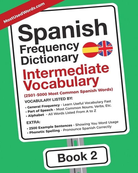 Produktbild: Spanish Frequency Dictionary - Intermediate Vocabulary