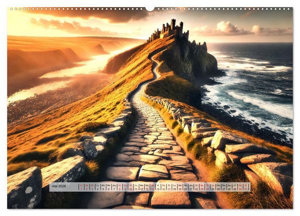 Produktbild: Trouver sa voie - Des paysages qui font r&ecirc;ver (Calendrier mural 2026 DIN A2 vertical) calendrier de bureau