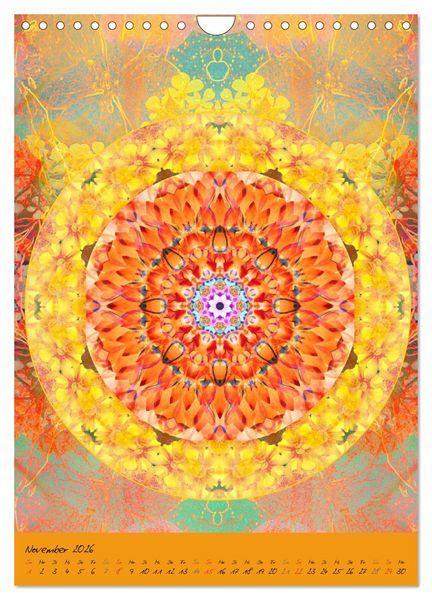 Produktbild: Bl&uuml;hende Mandalas (Wandkalender 2026 DIN A4 hoch), CALVENDO Monatskalender