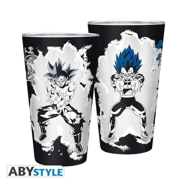 Produktbild: DRAGON BALL SUPER - Premium Large Glass -400ml- Goku/Vegeta - box