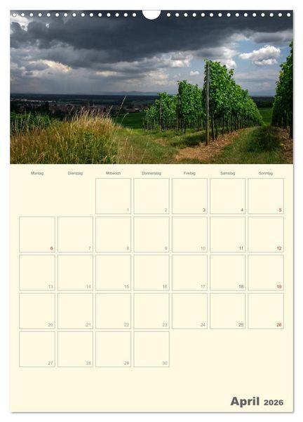 Produktbild: Unterwegs im Elsass &ndash; Terminplaner (Wandkalender 2026 DIN A3 hoch), CALVENDO Monatskalender