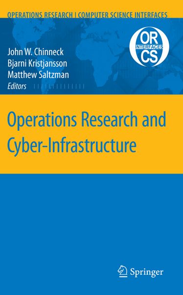 Produktbild: Operations Research and Cyber-Infrastructure