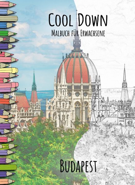 Produktbild: Cool Down | Malbuch f&uuml;r Erwachsene: Budapest