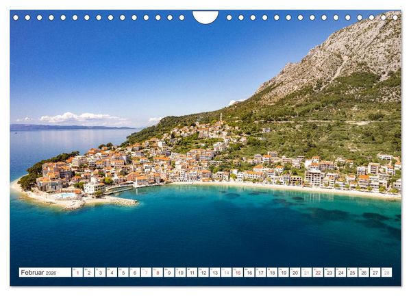 Produktbild: Kroatien von oben (Wandkalender 2026 DIN A4 quer), CALVENDO Monatskalender