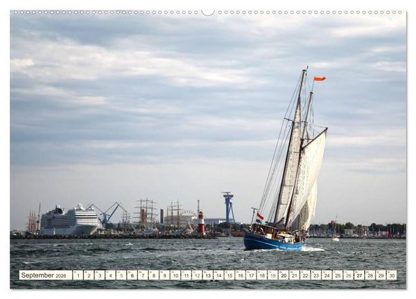 Produktbild: Seebad Warnem&uuml;nde (Wandkalender 2026 DIN A2 quer), CALVENDO Monatskalender