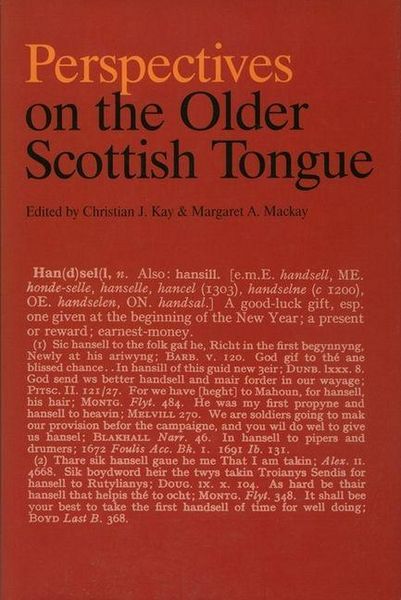Produktbild: Perspectives on the Older Scottish Tongue
