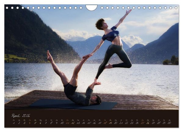 Produktbild: YogaPaare (Wandkalender 2026 DIN A4 quer), CALVENDO Monatskalender