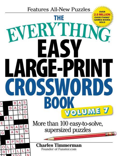 Produktbild: The Everything Easy Large-Print Crosswords Book, Volume 7