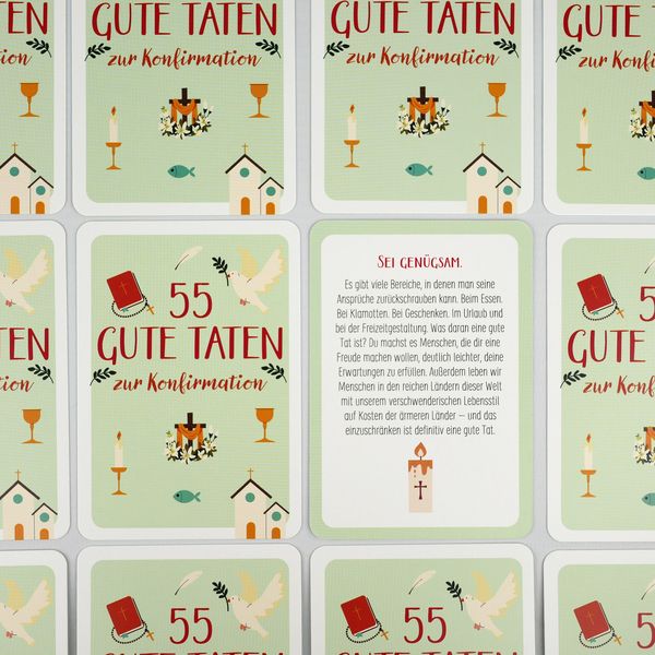 Produktbild: 55 gute Taten zur Konfirmation