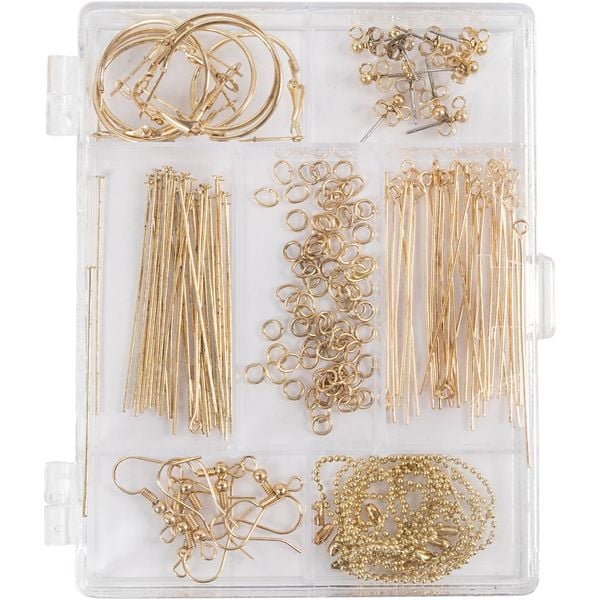 Produktbild: Creativ Company Starterset Schmuck, Gold, 1 Set