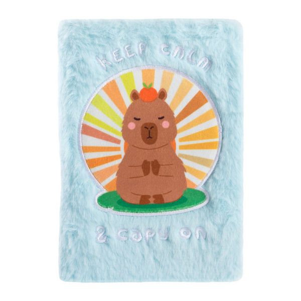 Produktbild: Idena Notizbuch Fluffy Capybara liniert, 64 Blatt 80g/m&sup2; 130x180mm