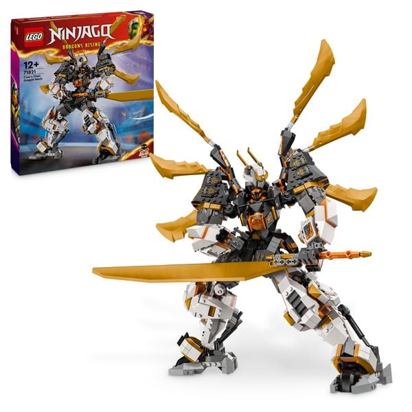 LEGO NINJAGO Coles Titandrachen-Mech, Abenteuer Set für Kinder 71821