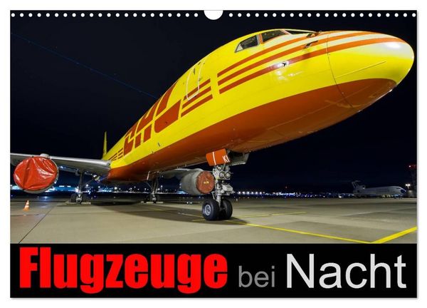 Produktbild: Flugzeuge bei Nacht (Wandkalender 2027 DIN A3 quer), CALVENDO Monatskalender