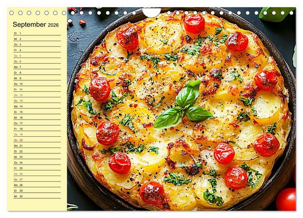 Produktbild: Herzhafte Kartoffeln. Leckeres aus der Super-Knolle (Wandkalender 2026 DIN A4 quer), CALVENDO Monatskalender
