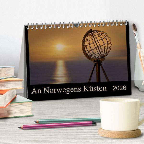Produktbild: An Norwegens K&uuml;sten (Tischkalender 2026 DIN A5 quer), CALVENDO Monatskalender