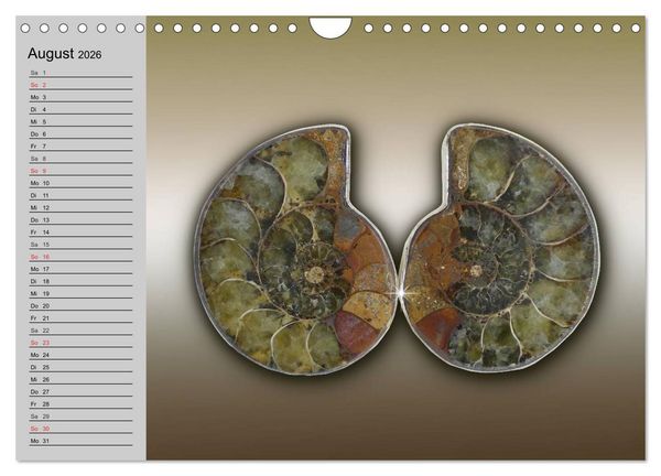Produktbild: Minerale. Kristalle und Edelsteine (Wandkalender 2026 DIN A4 quer), CALVENDO Monatskalender