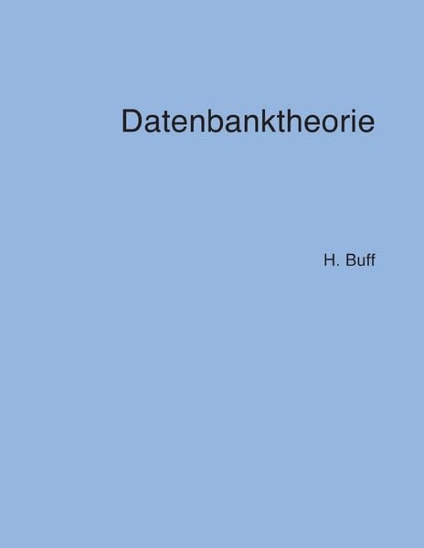 Produktbild: Datenbanktheorie