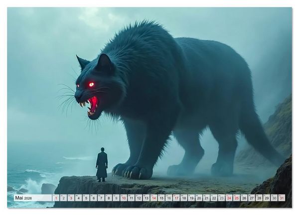 Produktbild: Keltische Mythologie - G&ouml;tter, Helden und Monster (Tischkalender 2026 DIN A5 quer), CALVENDO Monatskalender