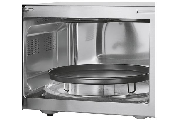 Produktbild: Severin MW 7774 Mikrowelle Edelstahl (geb&uuml;rstet), Silber 900 W Grillfunktion, mit Pizzafunktion, Hei&szlig;luft-Funktion