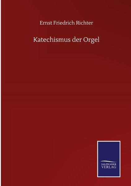 Produktbild: Katechismus der Orgel