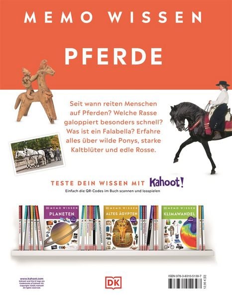 Produktbild: Memo Wissen. Pferde