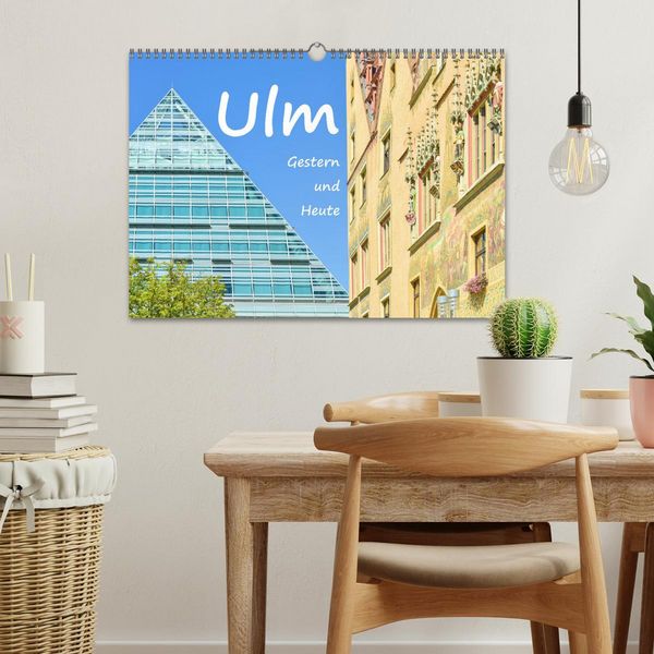 Produktbild: Ulm Gestern und Heute (Wandkalender 2026 DIN A3 quer), CALVENDO Monatskalender